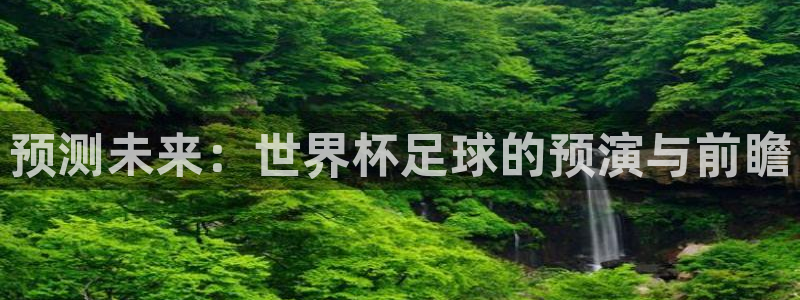 欧联杯直播：预测未来：世界杯足球的预演与前瞻